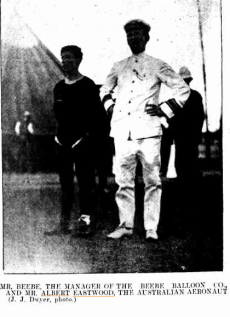 Albert (left) with Vincent Beebe at Kalgoorlie, WA