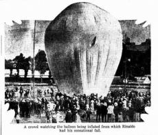 The 'great Rinaldo's' balloon is inflated